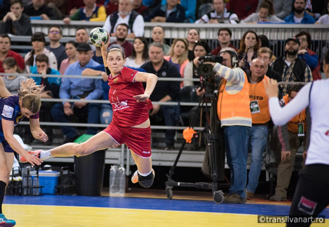 Poze handbal Romania vs Rusia, Cluj, Sala Polivalenta