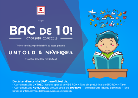 CAMPANIA BAC DE 10 MOTIVEAZĂ ABSOLVENȚII DE LICEU ȘI ÎN 2018!