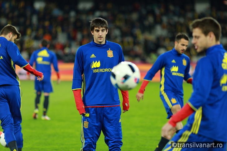 Warm-up before a soccer match