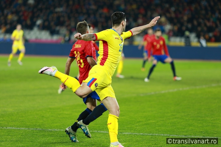 Romania vs Spain match before Euro 2016
