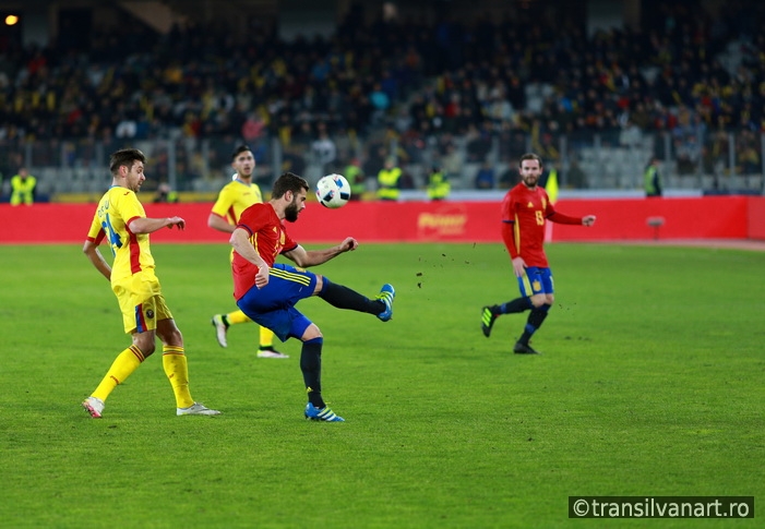 Romania vs Spain match before Euro 2016