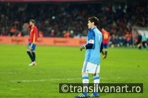 Iker Casillas, the goalkeeper of Spain during a match