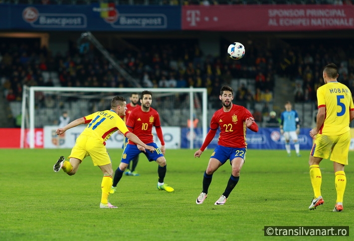 Romania vs Spain match before Euro 2016