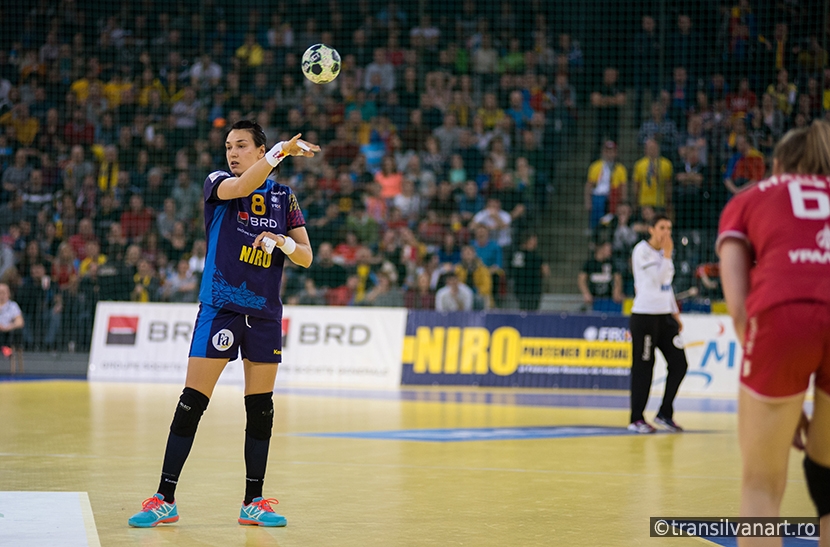 Women playing handball